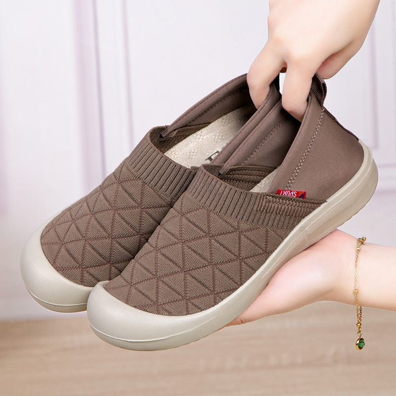 【35-41】Dámské jarní boty, nový styl, boty z strečové tkaniny, prodyšné síťované boty