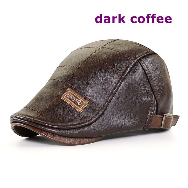 🔥Beretă vintage din piele premium——3895308