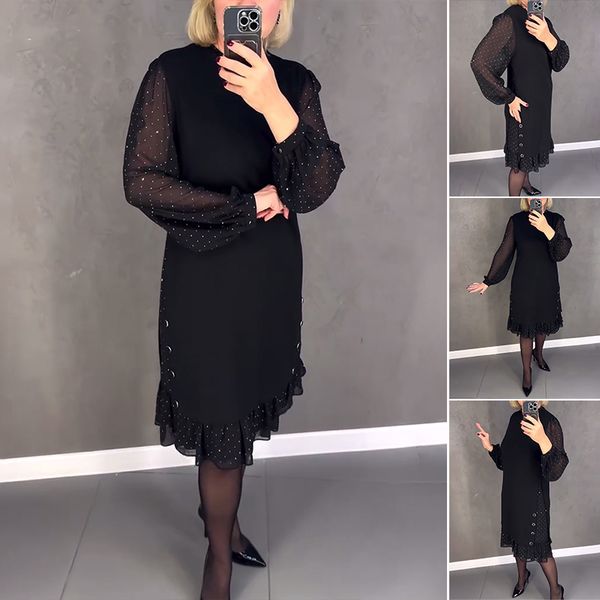 【30%OFF】💖💖【S-5XL】🍁🍂Rochie nouă la modă de toamnă și iarnă de înaltă calitate