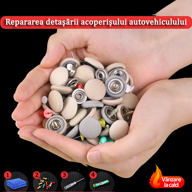 🔥【30% ZNIŻKI】Odpadająca plandeka na dachu samochodu, naprawa klamry mocującej. Modyfikacja wnętrza samochodu i regeneracja podwozia bez demontażu (zestaw narzędzi montażowych + śrubokręt + ręcznik w zestawie) — 3894416