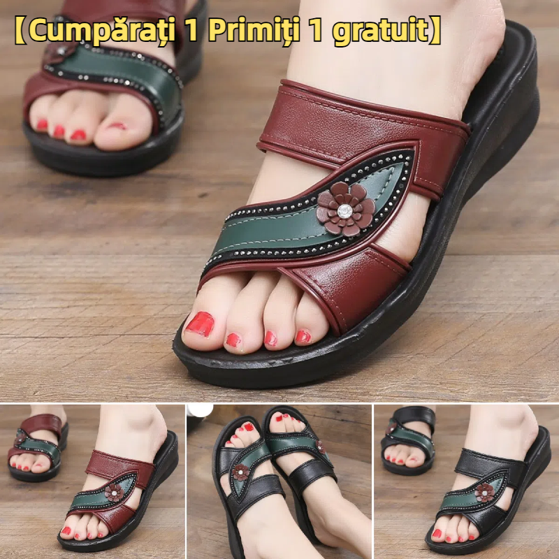 【36-41】Pohodlné letní protiskluzové pantofle pro ženy. Elegantně a pohodlně padnou na nohu.