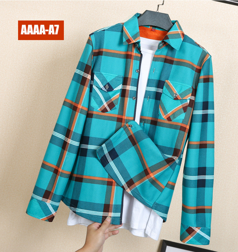 🔥✨【M-4XL】Cămașă de iarnă de damă polar și carouri groase, la modă și subțire cu elasticitate mare——3895151
