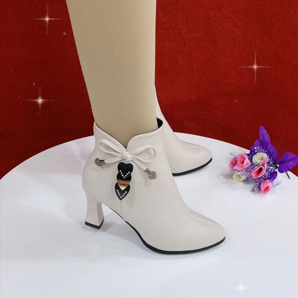 👢🔥【34-41】2024 Toamnă și Iarnă Noi Cizme de modă de damă cu fermoar lateral moale--3861049