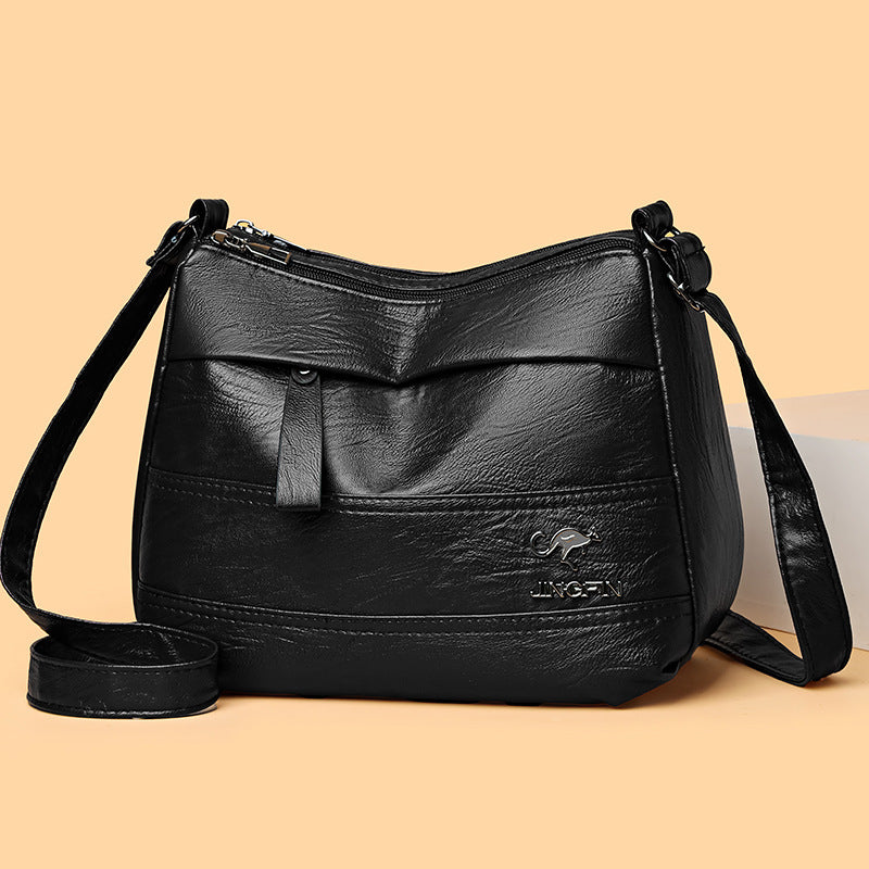 ✨️👜Nový model, vícevrstvá, retro a velkokapacitní taška přes rameno, módní a všestranná