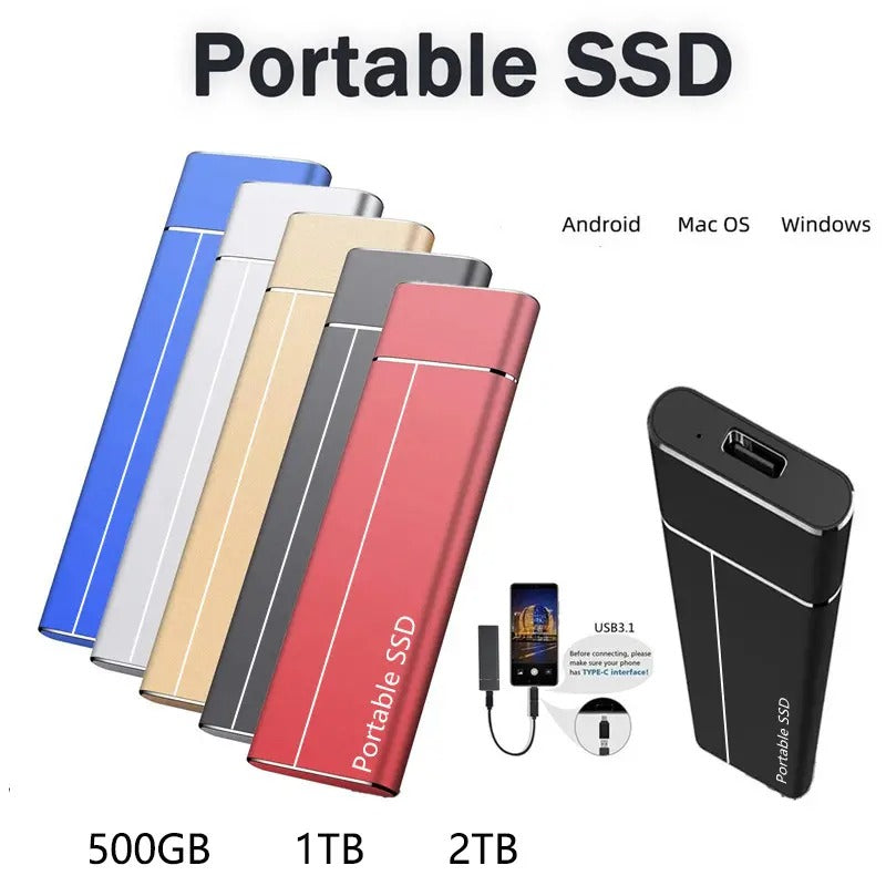 Malý mobilní SSD disk