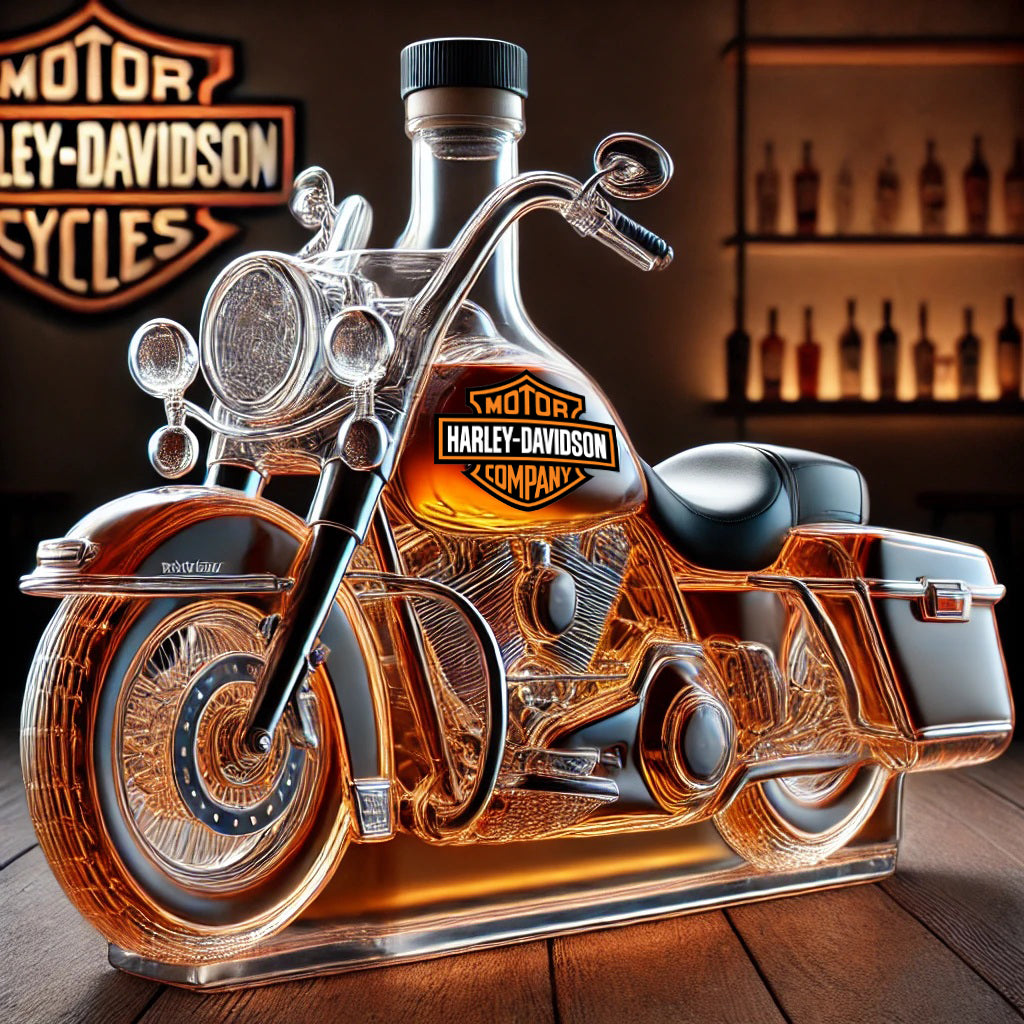 🚗Sticlă creativă de sticlă Sticlă de whisky interesantă Sticlă de sticlă în stil motocicletă