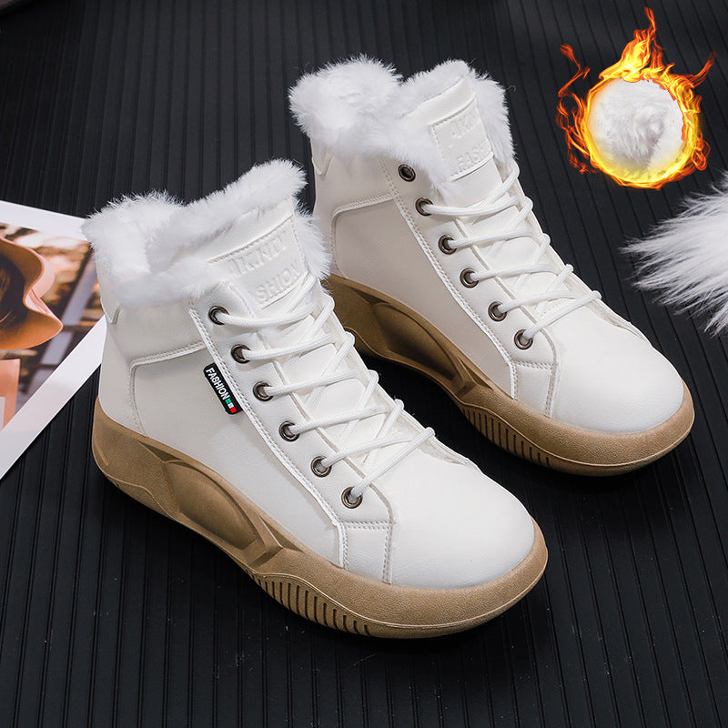 【🔥50% OFF】【35-40】Pantofi retro rocking cu talpă groasă din piele de vacă în stil nou, pantofi casual versatili la modă--3864282