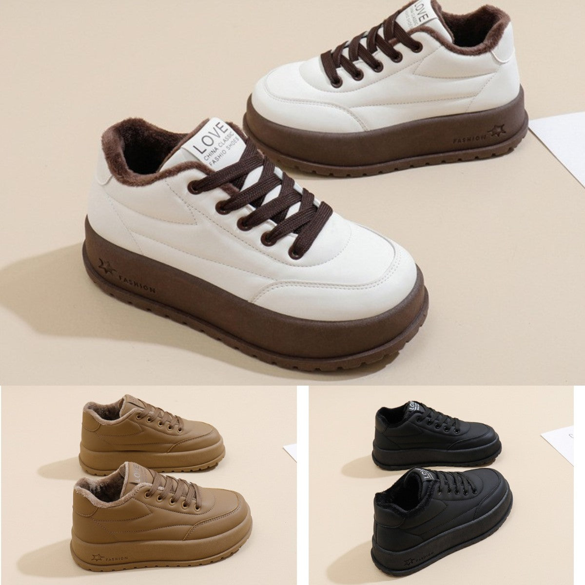 💟【45% OFF】【35-40】Pantofi casual dama îmblăniți pentru confort și căldură