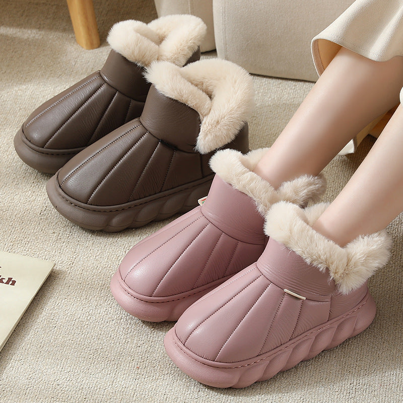 【💥pret mic】🔥【35-44】 (acasă/ieșire) Pantofi din bumbac caldi si impermeabili cu fleece--3859909