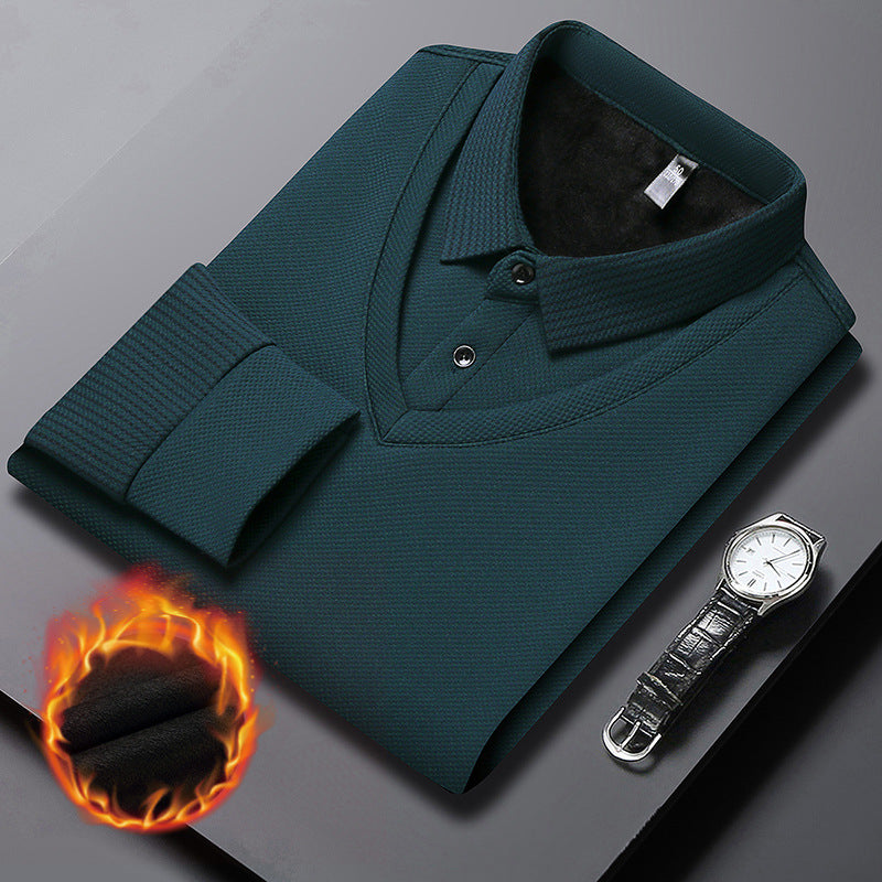 【30%OFF】【M-4XL】Cămașă POLO fals din două piese cu dungi patchwork——3895425