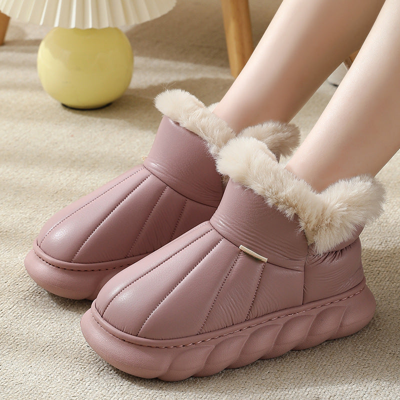 【💥pret mic】🔥【35-44】 (acasă/ieșire) Pantofi din bumbac caldi si impermeabili cu fleece--3859909