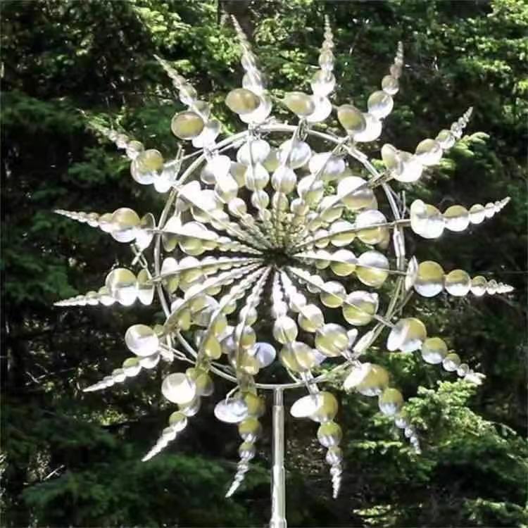 Fier metal sci-fi fantezie fantezie în aer liber patio grădină moară de vânt ornament