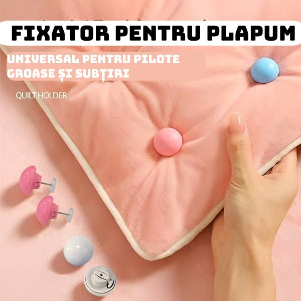 ✨ 【20 buc】Fixator pentru Plapumă - Stabil și Ușor de Utilizat!📍Universal pentru pilote groase și subțiri——3894415