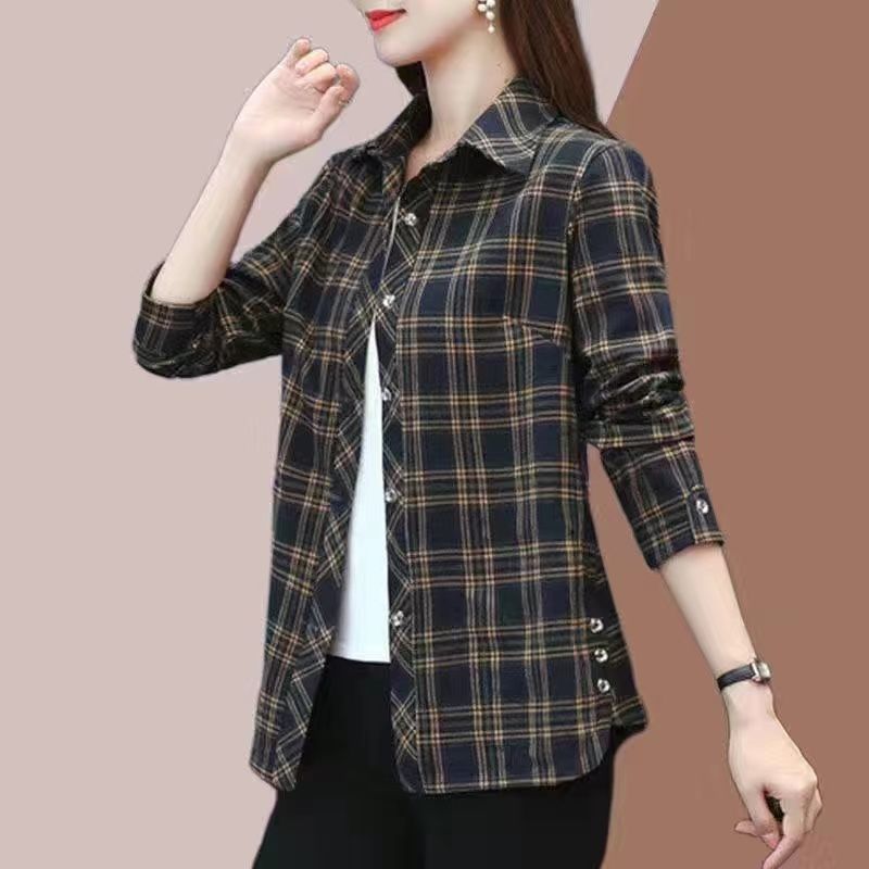 💕【XL-5XL】Noi cămăși în carouri la modă și versatile de toamnă pentru ——3895153