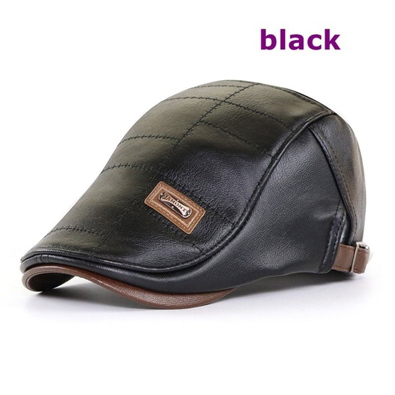 🔥Beretă vintage din piele premium——3895308
