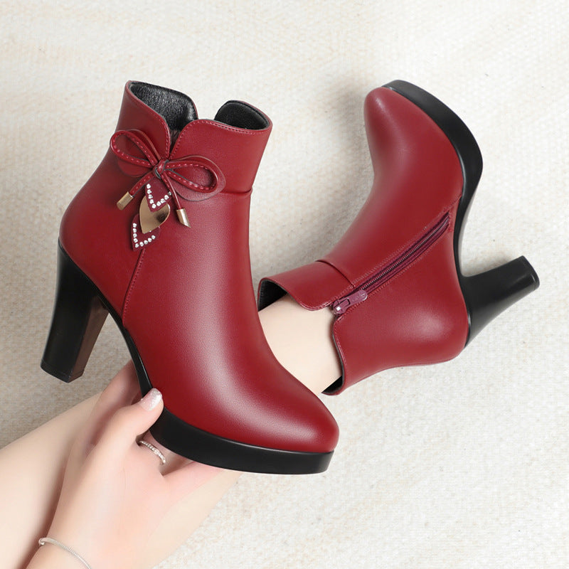 👢🔥【34-41】2024 Toamnă și Iarnă Noi Cizme de modă de damă cu fermoar lateral moale--3861049