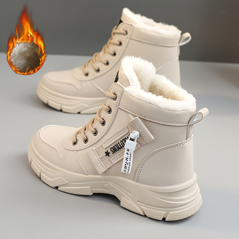 🔥【50% SLEVA】🥰🥰【35-45】Dámské zimní sněhule s bočním zipem
