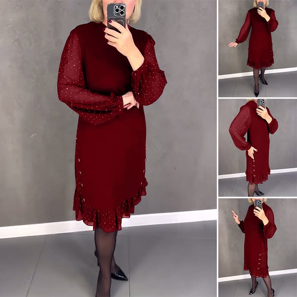 【30%OFF】💖💖【S-5XL】🍁🍂Rochie nouă la modă de toamnă și iarnă de înaltă calitate