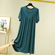 ⚡🔥LAST DAY 51% OFF 🔥Rochie de pijama lentă, moale și confortabilă, cu mâneci scurte