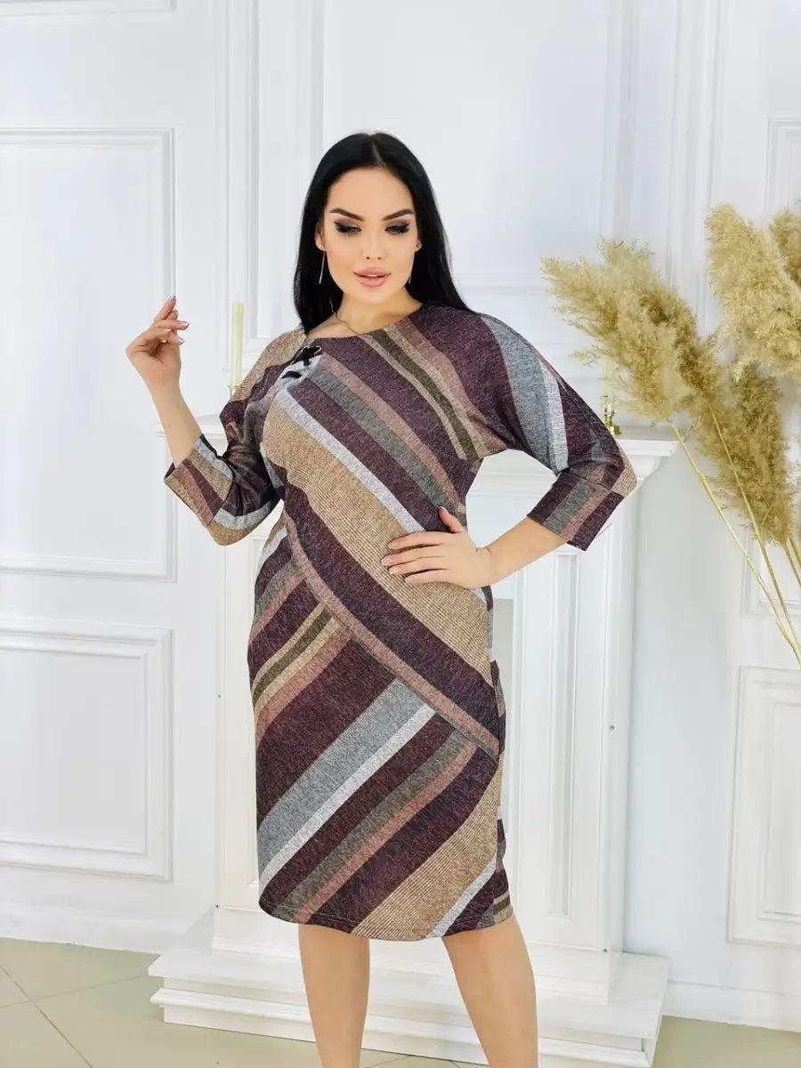 🌞🔥【S-5XL】Rochie calduroasa noua de toamna si iarna