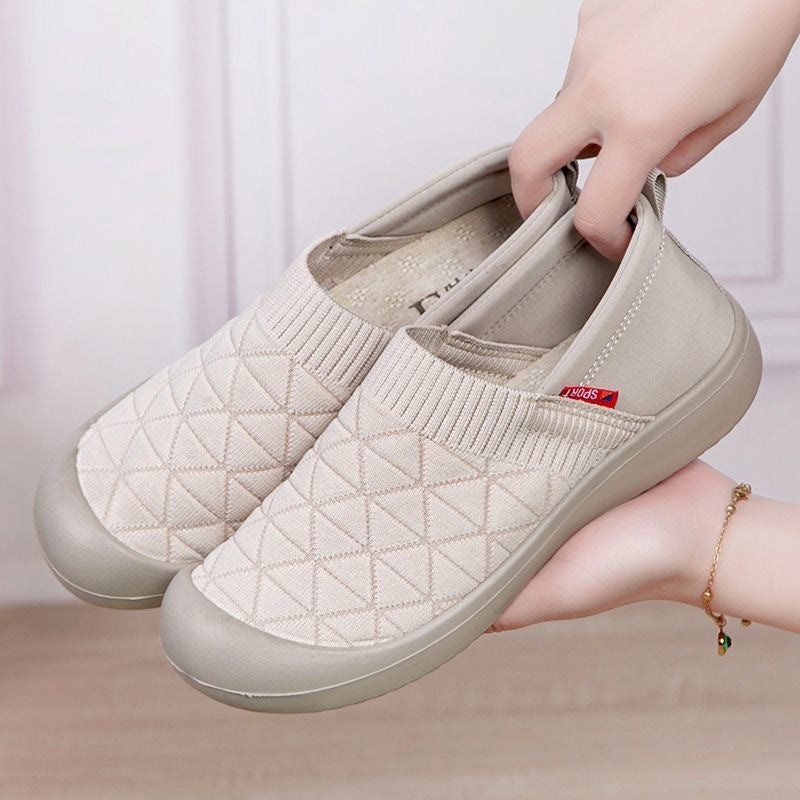 【35-41】Dámské jarní boty, nový styl, boty z strečové tkaniny, prodyšné síťované boty