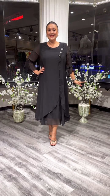 【S-5XL】 ❤️2024 Noi rochii de înaltă calitate din sifon de înaltă calitate