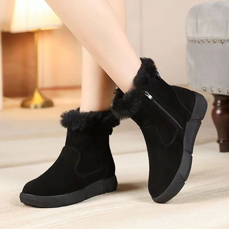 👢【35-41】Nový zimní styl📢 teplé a módní sněhule s přídavkem sametu, voděodolné a protiskluzové -- 3854996