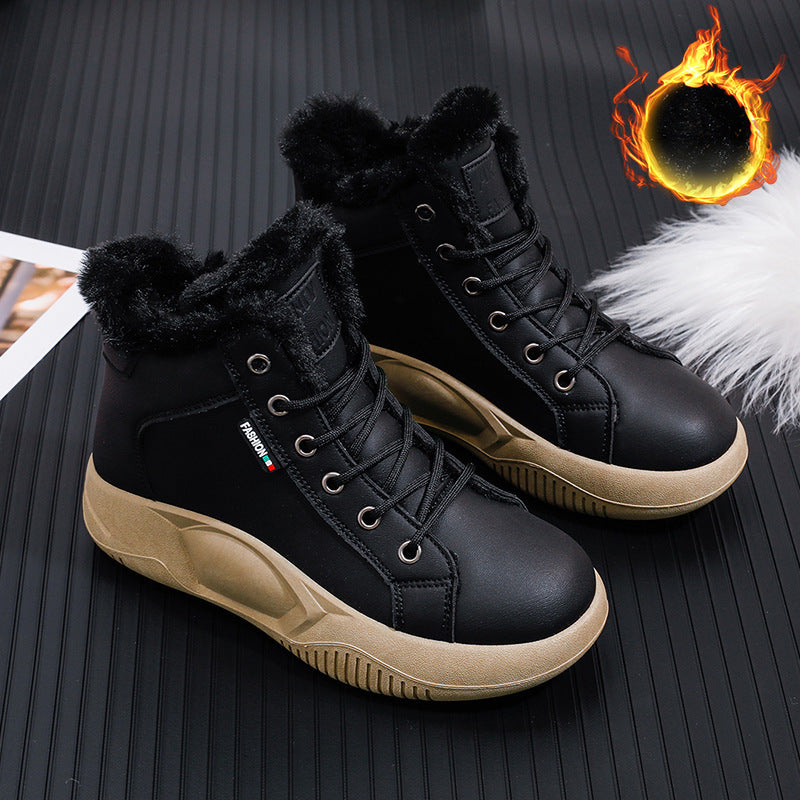 【🔥50% OFF】【35-40】Pantofi retro rocking cu talpă groasă din piele de vacă în stil nou, pantofi casual versatili la modă--3864282