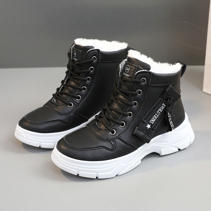 🔥【SLEVA 60 %】🔥【35-44】Podzimní a zimní nový styl s měkkou podrážkou, módní, teplé, nepromokavé a protiskluzové dámské martinky -- 3853725