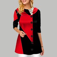 š„ćS-5XLćCrÄciun, calduroasÄ, din bumbac, cu mĆ¢necÄ lungÄ, confortabilÄ, casual, imprimatÄāā3895127