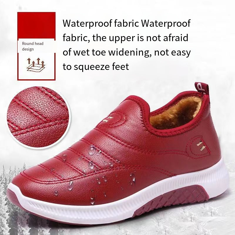 📢【Oferta speciala】💥【35-41】Pantofi plat cald impermeabil cald--3854019
