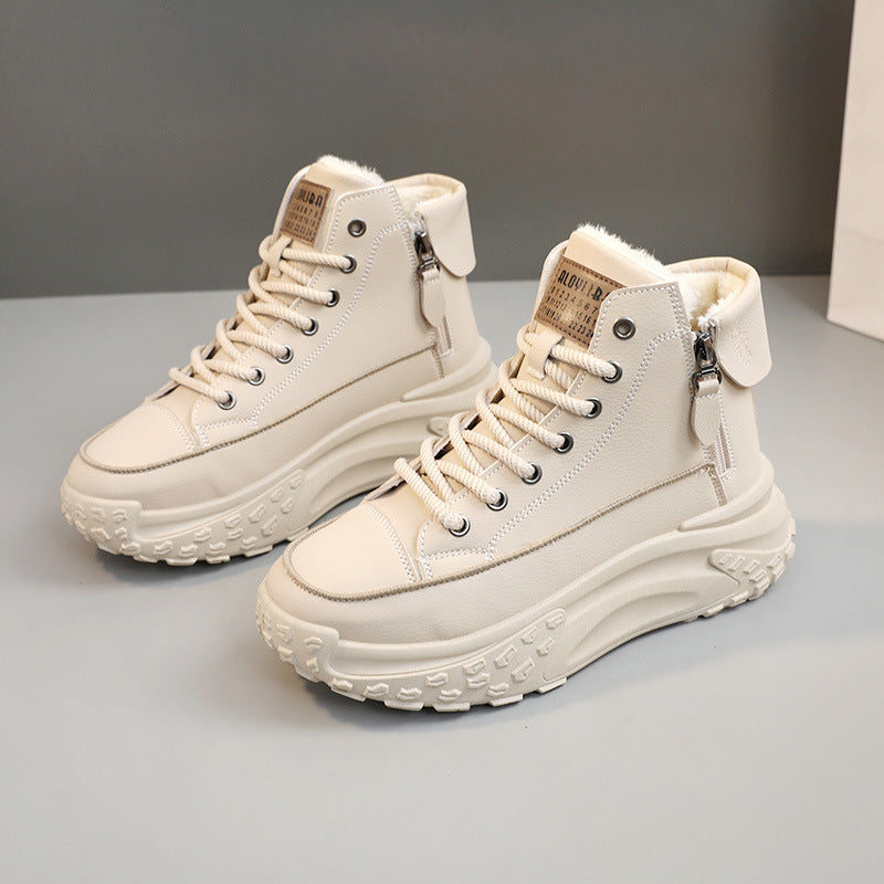 🔥Stil nou fierbinte🔥【35-42】2024 pantofi casual caldi, cu talpă groasă, plus catifea