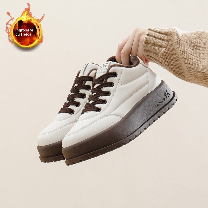 💟【45% OFF】【35-40】Pantofi casual dama îmblăniți pentru confort și căldură