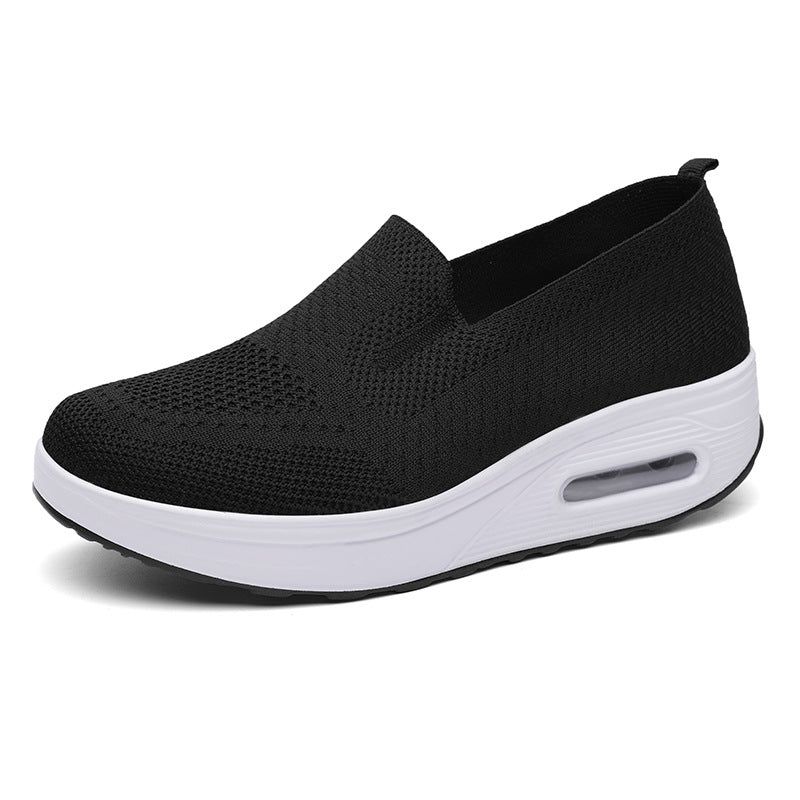 【35-42】Damskie buty sportowe i codzienne z grubą podeszwą i poduszką powietrzną