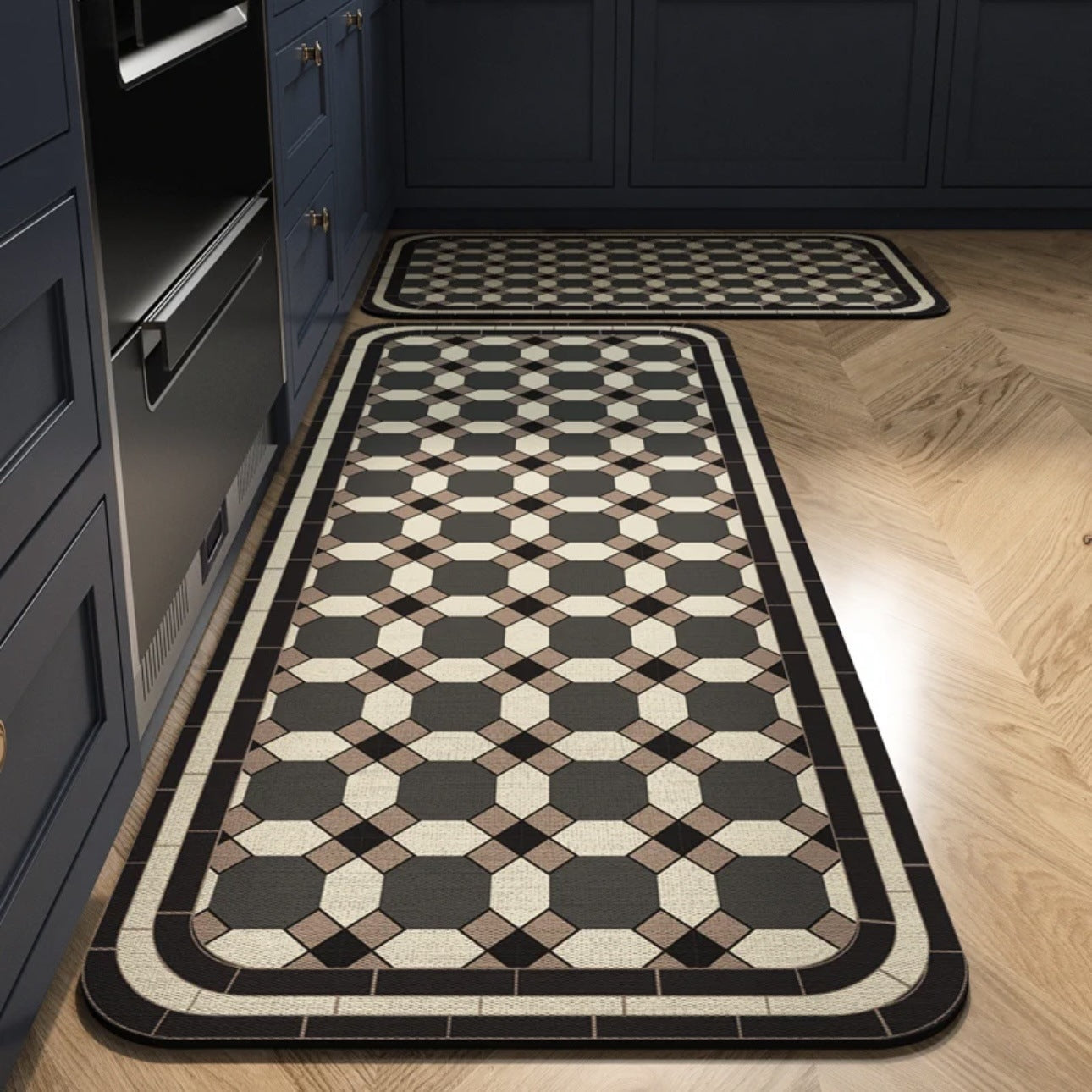 💥💥【se vinde ca pâinea caldă】【40*60+40*120cm】1 set Covoare antiderapante și foarte absorbante pentru bucătărie și baie