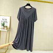 ⚡🔥LAST DAY 51% OFF 🔥Rochie de pijama lentă, moale și confortabilă, cu mâneci scurte
