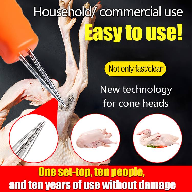 🛒【45%OFF!!!】🦆Dispozitiv electric pentru îndepărtarea rapidă a părului la păsări de curte——3895244