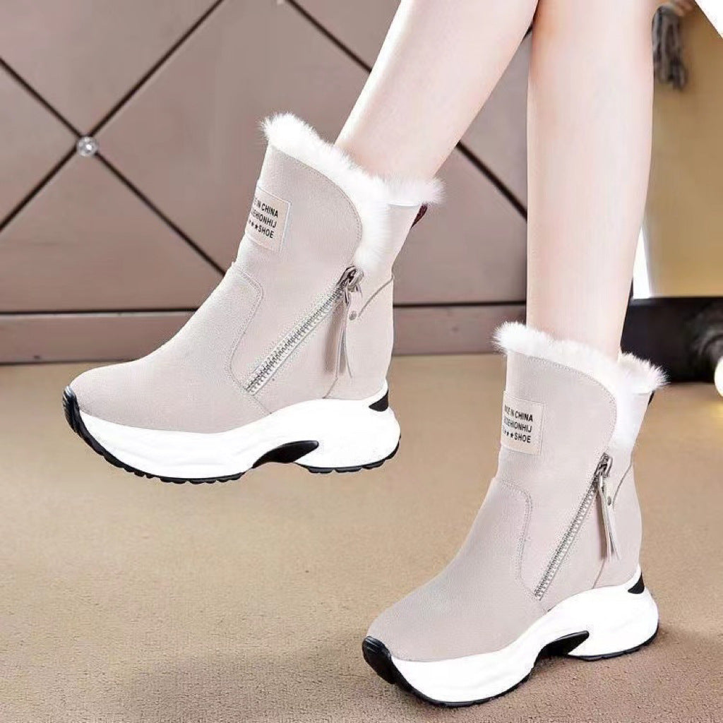 ☃️【35-40】Nové teplé zimní sněhule s tlustou podrážkou