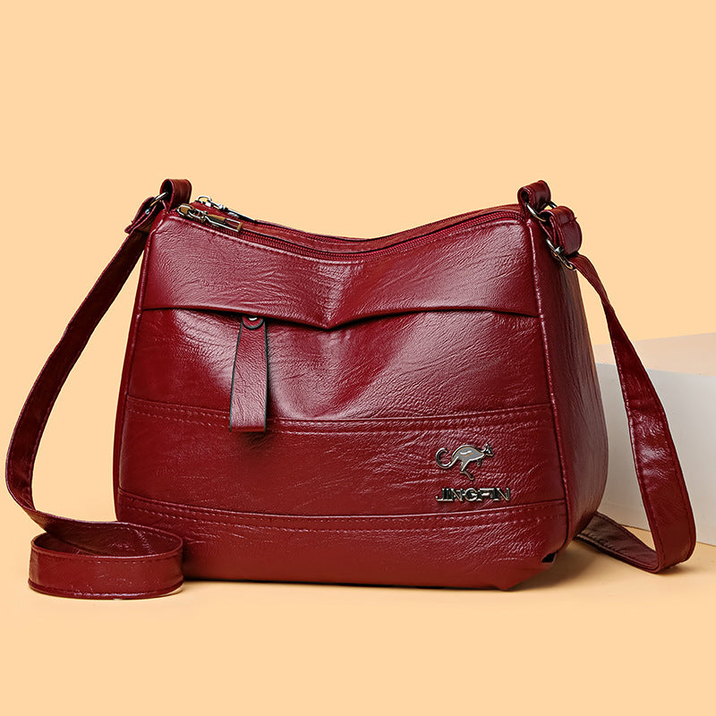 ✨️👜Nový model, vícevrstvá, retro a velkokapacitní taška přes rameno, módní a všestranná
