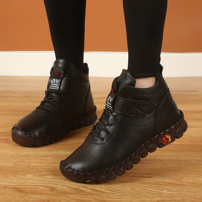 💥【50% OFF】💥【36-43】2024 noi cizme scurte de iarnă de toamnă și iarnă de damă cu talpă moale