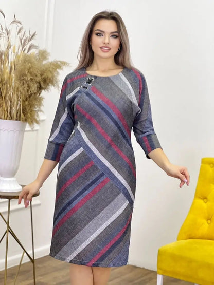 🌞🔥【S-5XL】Rochie calduroasa noua de toamna si iarna