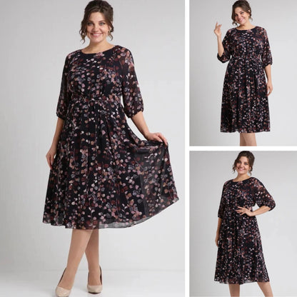 【🥇Cel mai vândut】💥👗【S-5XL】Rochie nouă cu imprimeu de primăvară 2025