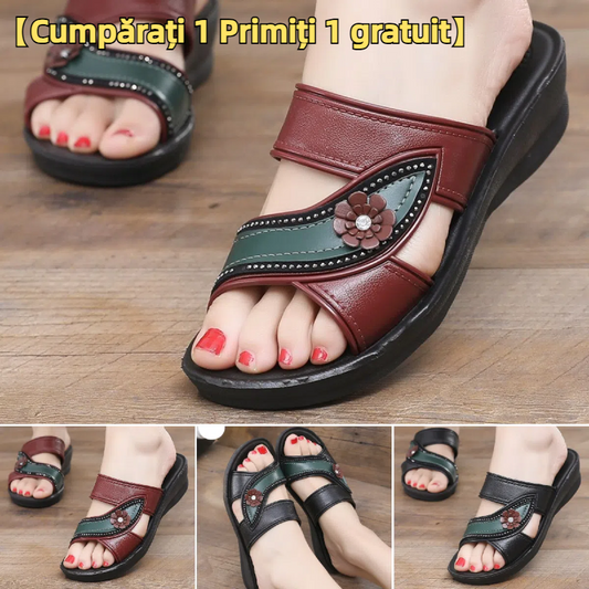 【36-41】Pohodlné letní protiskluzové pantofle pro ženy. Elegantně a pohodlně padnou na nohu. 