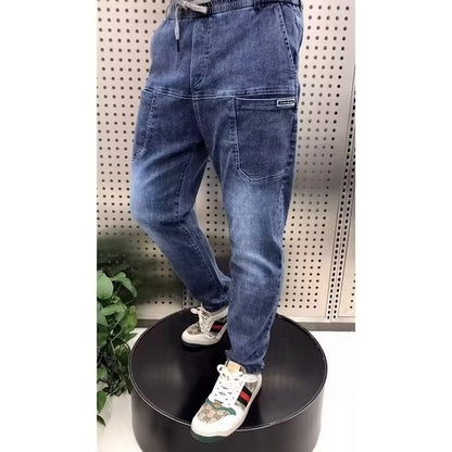 【S-5XL】Pánské elastické džíny pro nadměrné velikosti s extra tukem 
