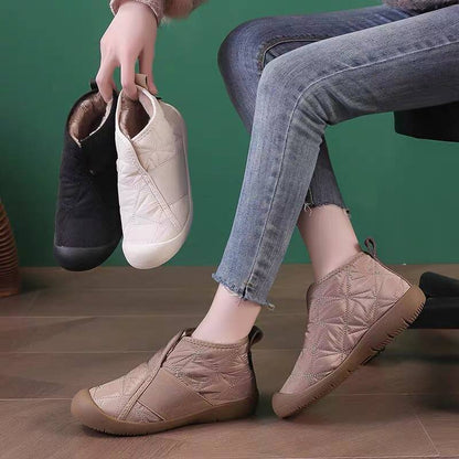 💥【50% sleva】【35-44】Nové zimní sněhule s měkkou podrážkou, protiskluzové a odolné proti opotřebení, sametové a zesílené - 3855513 
