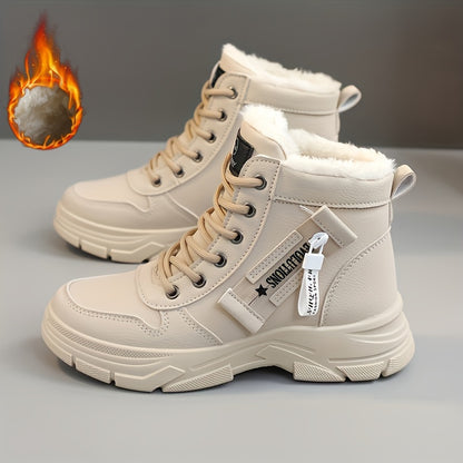 🔥【50% SLEVA】🥰🥰【35-45】Dámské zimní sněhule s bočním zipem 