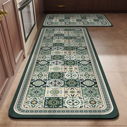 💥💥【se vinde ca pâinea caldă】【40*60+40*120cm】1 set Covoare antiderapante și foarte absorbante pentru bucătărie și baie