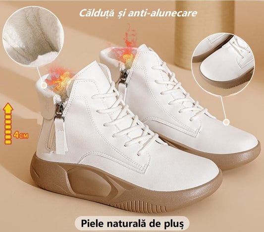 🔥【50% SLEVA】🔥【35-40】Nové módní ručně vyráběné kozačky na silné podrážce -- 3856611 