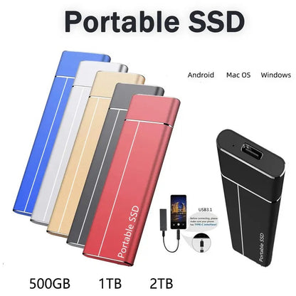 Malý mobilní SSD disk 