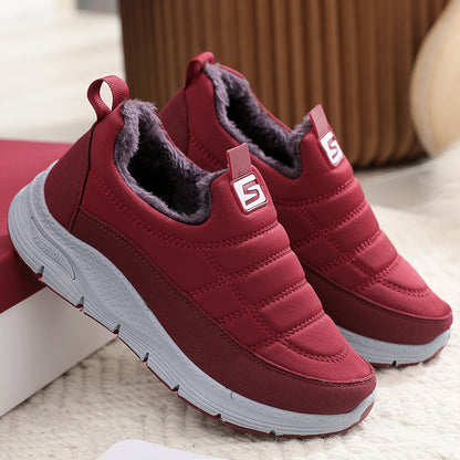 🔥【36-41】Pantofi de bumbac impermeabil antiderapant îngroșat pantofi de zăpadă cizme de zăpadă--3858943